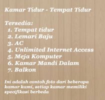 Twinkle House - Sewa Kost - Harian, Mingguan, Bulanan, dan Tahunan - Picture Gallery - Description